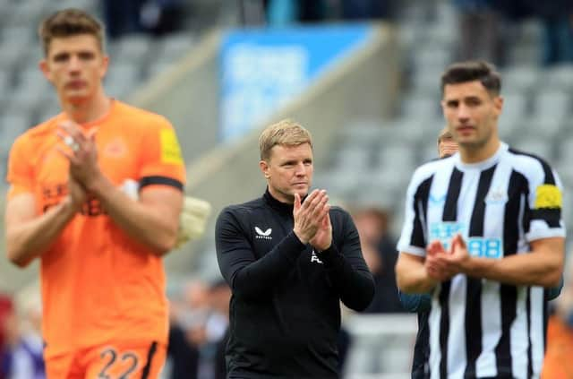 Newcastle United head coach Eddie Howe.