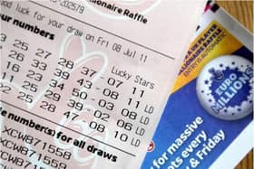 The mystery man landed a £115,000 prize on the EuroMillions draw.