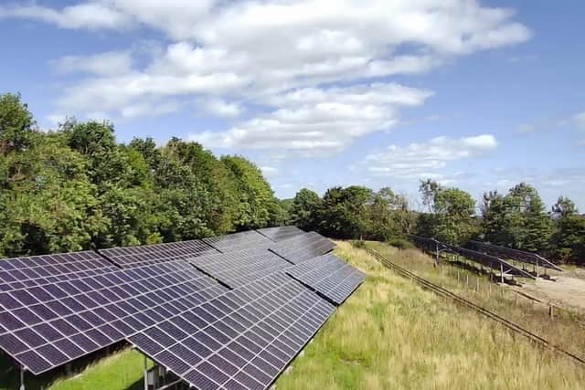 Solar array at NeRV