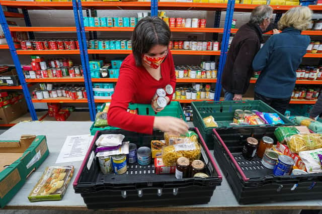 Food banks are set up across the North East. (Photo by Hugh Hastings/Getty Images)