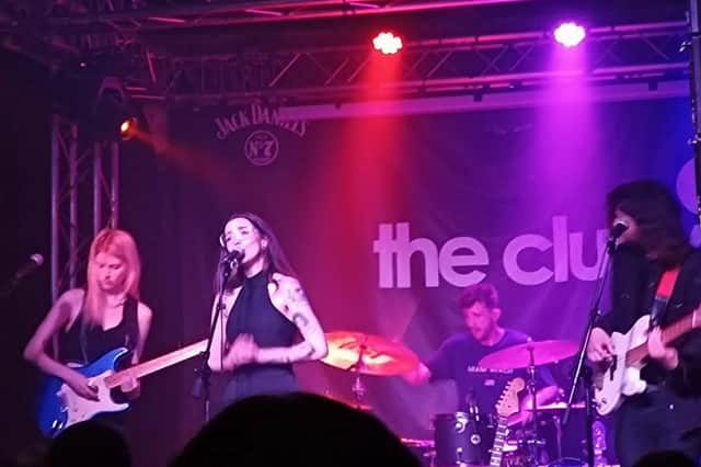 Zuzu performs at The Cluny in Newcastle.