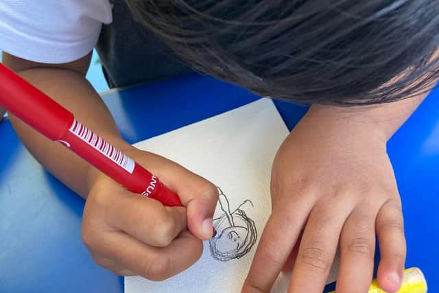St Cuthbert’s Catholic First School pupils take part in the Lowry School Programme