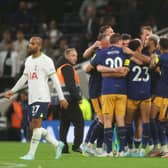 Newcastle United defeated Tottenham Hotspur in October and face a huge game with Spurs in April (Photo by Julian Finney/Getty Images)