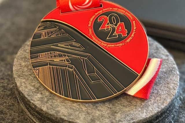 Chris Carratt's 2024 Great North Run medal.