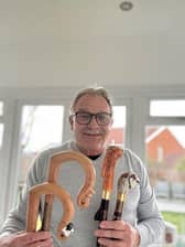 Len Browne can continue with his wood carving hobby