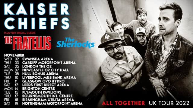 Kaiser Chiefs bringing their UK tour to the region