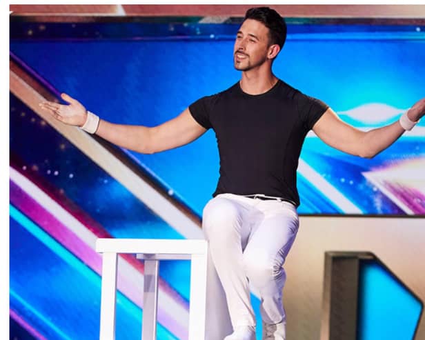 Antony Torralvo stunned judges with a terrifying Britain's Got Talent routine. (Photo: ITV).