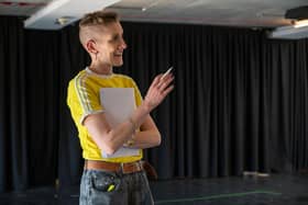 Madeleine MacMahon rehearsing