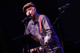 A vetrn of the political music scene, Billy Bragg is on the road for his Roaring Forty tour this year and performed at The Glasshouse in Gateshead on Friday, December 1.  (Photo by Terry Wyatt/Getty Images for Americana Music)