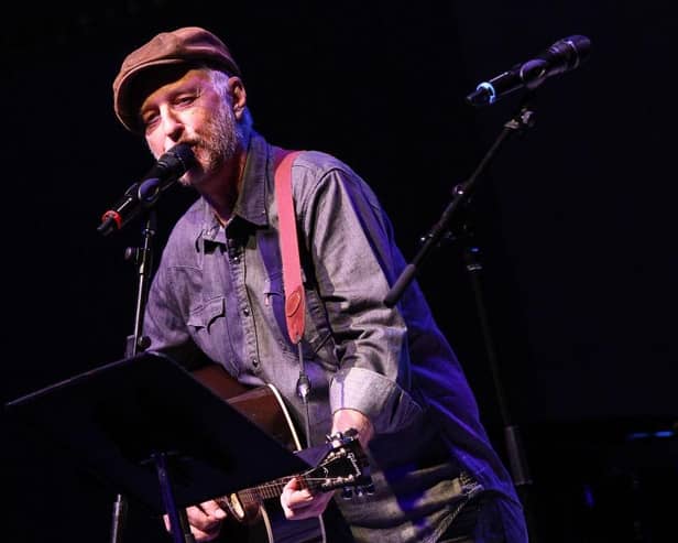 A vetrn of the political music scene, Billy Bragg is on the road for his Roaring Forty tour this year and performed at The Glasshouse in Gateshead on Friday, December 1.  (Photo by Terry Wyatt/Getty Images for Americana Music)