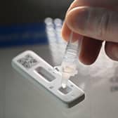 These are the areas of the North East with the highest rates of Covid infections based on positive tests according to the Office for National Statistics. (Photo by Justin TALLIS / AFP)