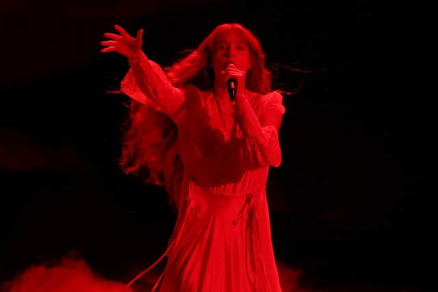 Florence Welch, lead singer of the band of Florence + the Machine