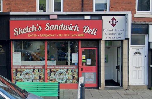 Sketch's Sandwich Bar on Chillingham Road has a 4.8 rating from 169 reviews.