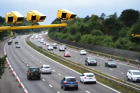 Motorway speed cameras