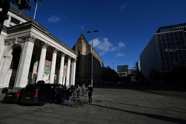 Manchester is only slightly behind Birmingham in terms of population with 2,538,600 people calling the city home.  (Photo by Paul ELLIS / AFP)