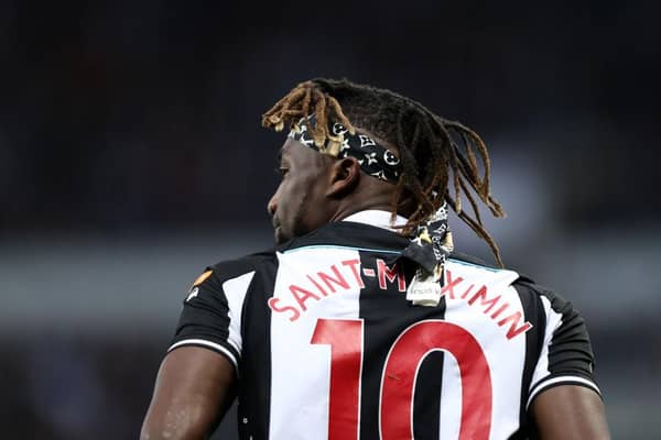Newcastle United winger Allan Saint-Maximin.