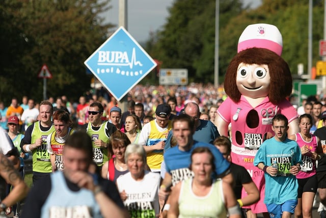 Members of the public have been known to dress up in fantastic costumes when taking part in the Great North Run.