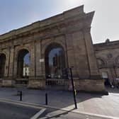 Newcastle Central Station.