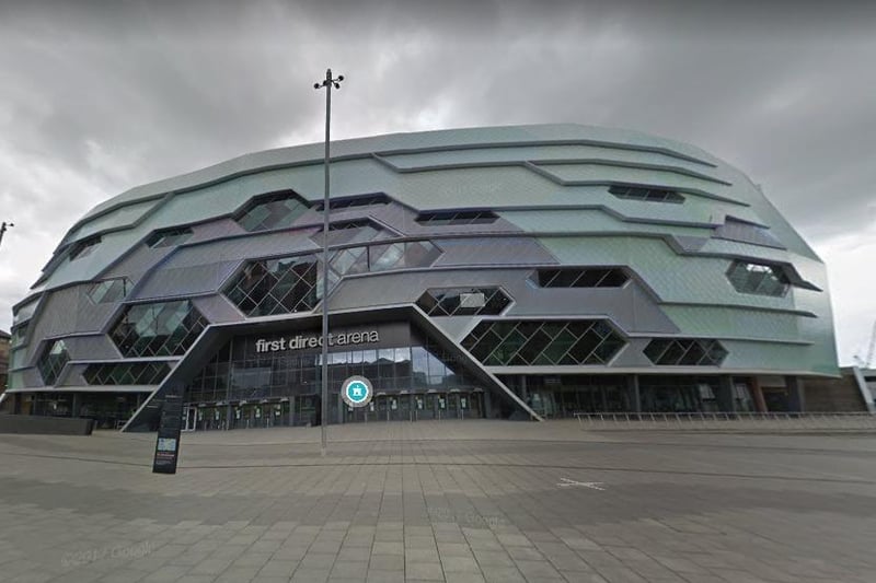 First Direct Arena in Leeds has a capacity of 13,781.