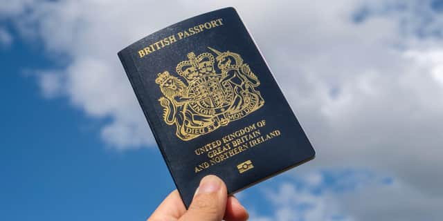 UK passport.