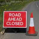 Road Closed signs. Tuesday May 12th 2020