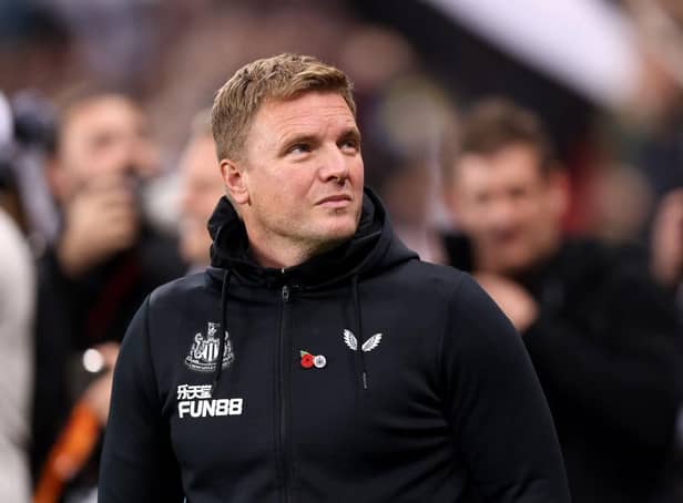 Newcastle United head coach Eddie Howe.