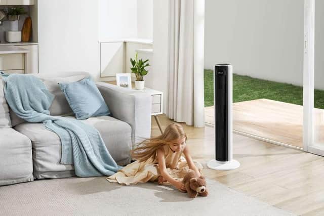 The remote-controlled Levoit Tower Fan