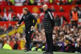 Erik ten Hag and Eddie Howe will square off at Wembley (Photo by Dan Mullan/Getty Images)
