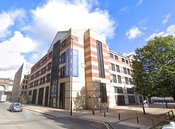 Newcastle's riverside Travelodge was awarded a five star rating following an inspection in October 2019.