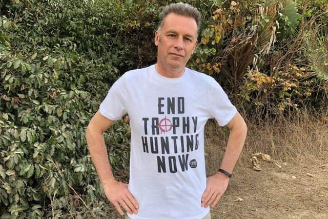 Chris Packham is urging Newcastle residents to write to their MP on the issue of trophy hunting - Animal News Agency