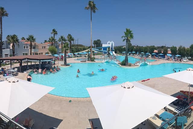 The TUI Blue For Families Atlantica Marmari Beach Hotel's main pool area