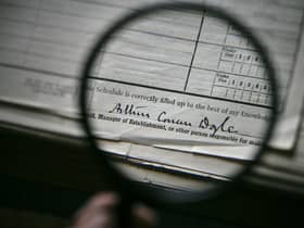 A Census record, which shows author Arthur Conan Doyle, best known for writing Sherlock Holmes is part of the 1921 edition. Issue date: Thursday January 6, 2021.