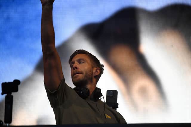 Calvin Harris performing at the TRNSMT Festival at Glasgow Green PIC: Michael Boyd/PA Wire