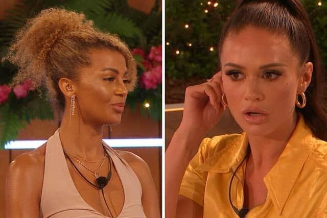 A feud between Zara Deniz Lackenby-Brown and Olivia Hawkins on tonight's episode has been teased. Picture: ITV plc/Lifted entertainment.