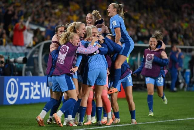 Where to watch the England vs Spain in the 2023 Women's World Cup final in Newcastle. Photo by Justin Setterfield/Getty Images