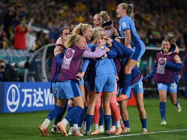 Where to watch the England vs Spain in the 2023 Women's World Cup final in Newcastle. Photo by Justin Setterfield/Getty Images