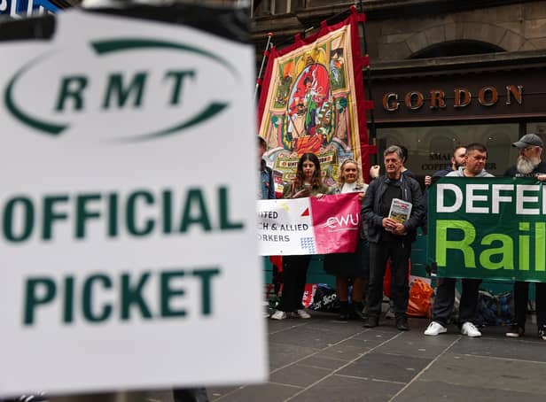 The RMT union, which represents rail workers, has announced further days of strikes. These are likely to impact those travelling across the country to see loved ones over the Christmas period. (Photo by Jeff J Mitchell/Getty Images)