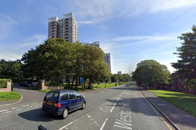Westgate Road, also known as the A186, is one of the main roads towards the city centre from the west of the city. 1,106 parking tickets were issued along the road in 2022.