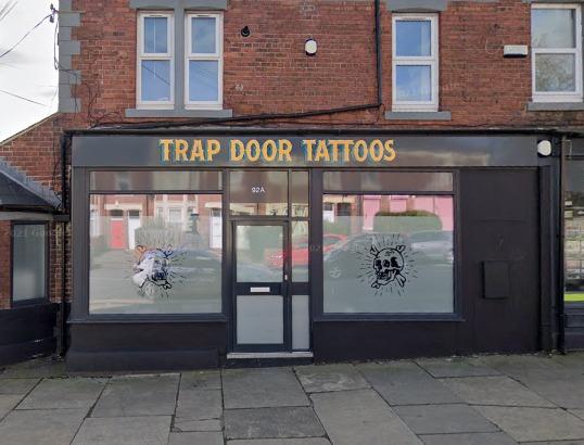 Trap Door Tattoos in heaton has a five star rating from 60 reviews.