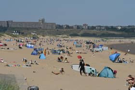 Enjoying good weather on the North East coast.