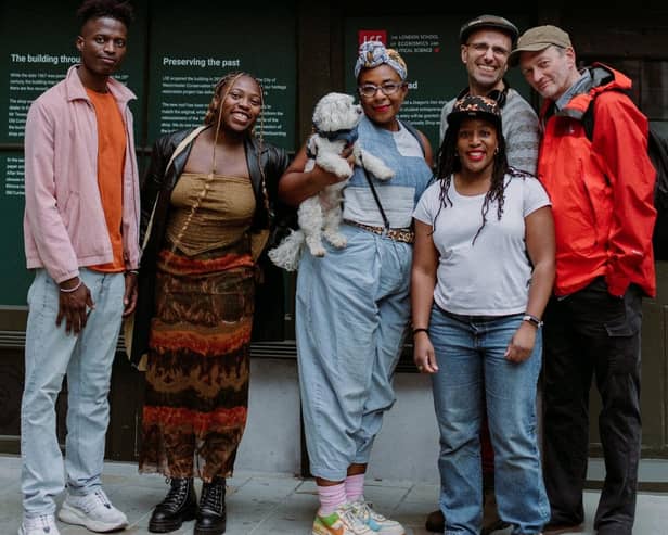 (l-r): Taku Mutero, Gigi Noel-King, Natalie Ibu, Alicia McKenzie, Malik Ibheis, Michael Hodgson