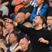 Brighton's Italian head coach Roberto De Zerbi has had a phenomenal first season in England, guiding Albion to the Europa League in an historic achievement.(Photo by GLYN KIRK/AFP via Getty Images)