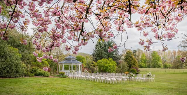 The hotel's grand-looking wedding pavilion. Image: James Nader