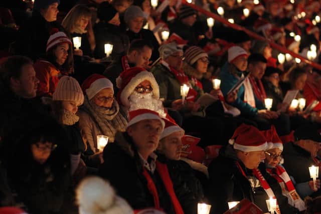 Carol singing events are happening across Newcastle this year. (Photo by Michele Tantussi/Getty Images)