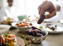 In Ramadan, dates are normally eaten during the the meal before sunrise to begin the fast and are also eaten after sunset to break the fast.