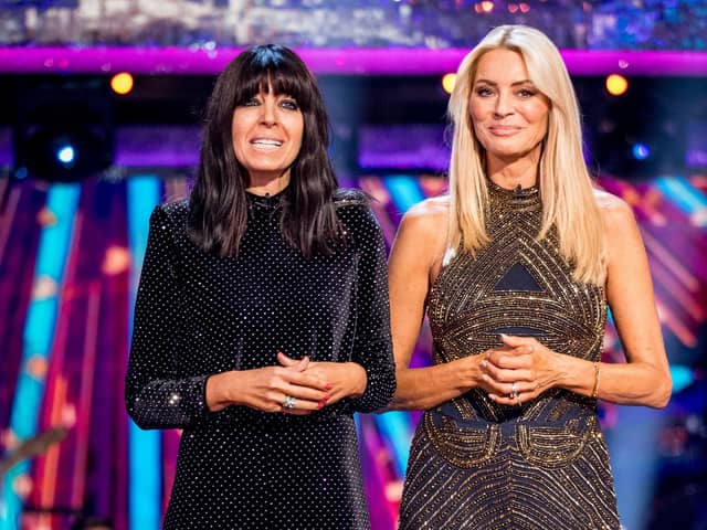 Strictly Come Dancing hosts Claudia Winkleman and Tess Daly. Picture: Guy Levy/BBC