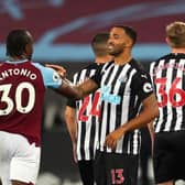 Michail Antonio and Callum Wilson (Photo by Catherine Ivill/Getty Images)