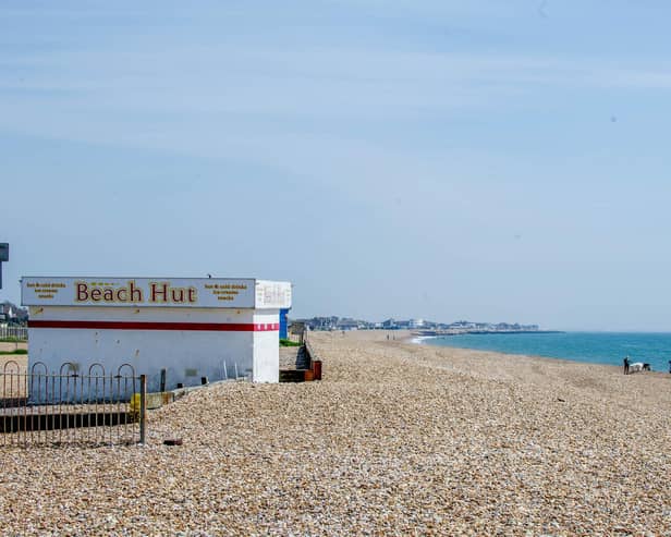A sunny Hayling beach