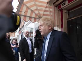 Actor Kenneth Branagh as Prime Minister Boris Johnson in This England, a drama series about the Prime Minister's handling of the coronavirus pandemic.