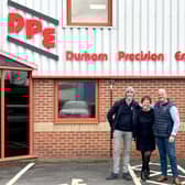 L-R - Mark Solan, Debra Dunn, DPE’s Financial Controller, and MD Peter Coates